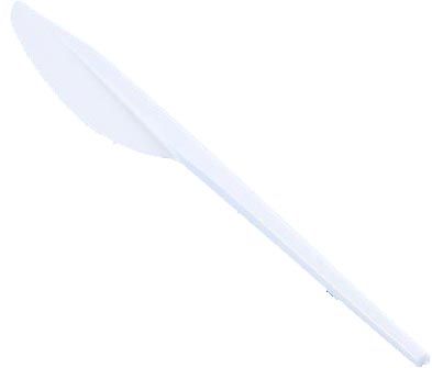 100 White Plastic Knives