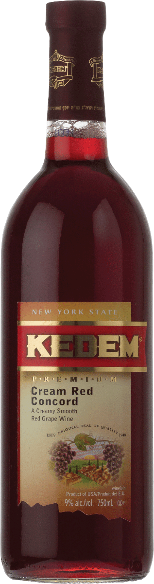 Kedem Cream Red Concord Wine